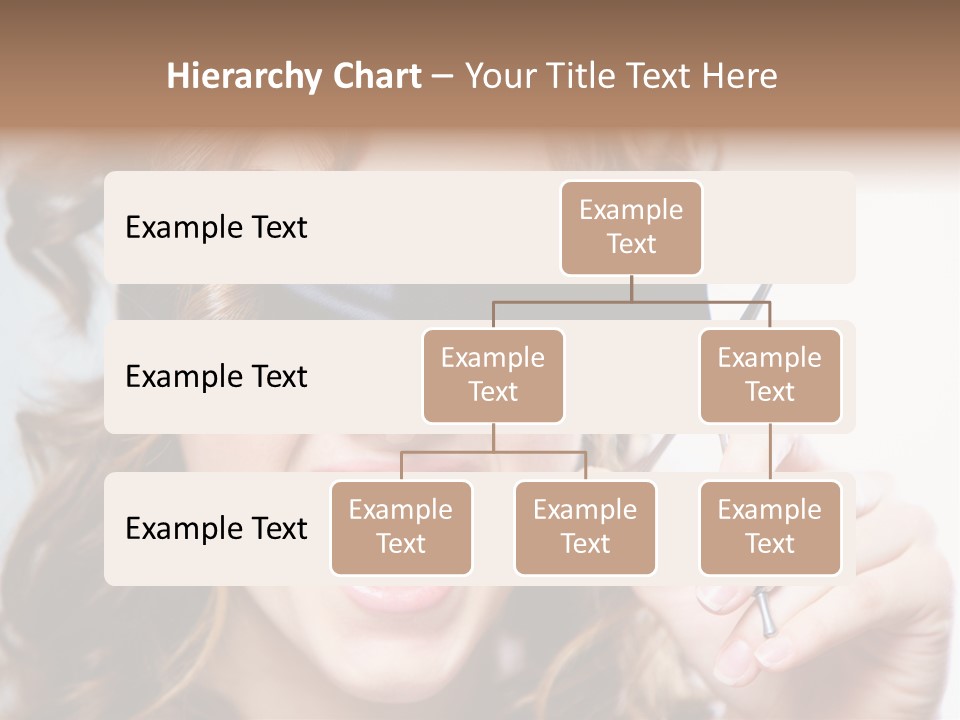 Seeing Female Scream PowerPoint Template