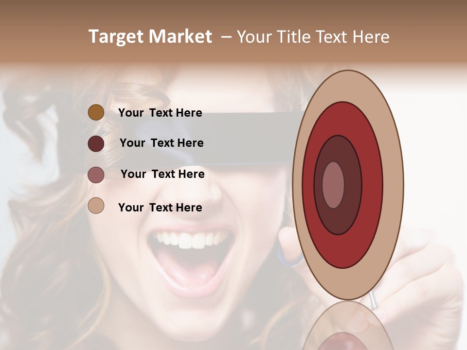 Seeing Female Scream PowerPoint Template