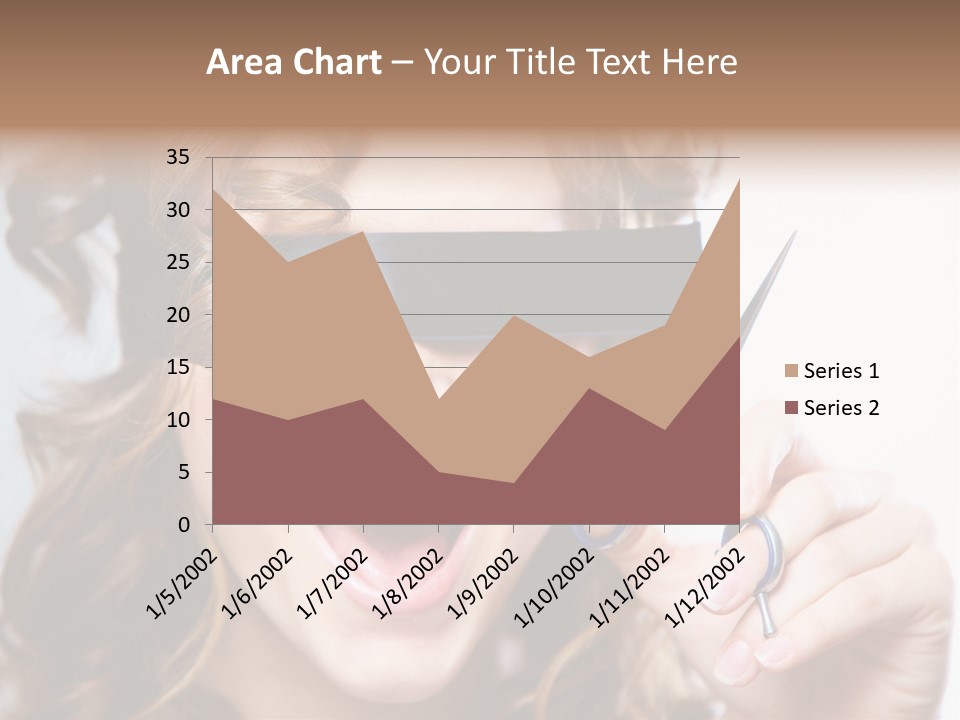 Seeing Female Scream PowerPoint Template