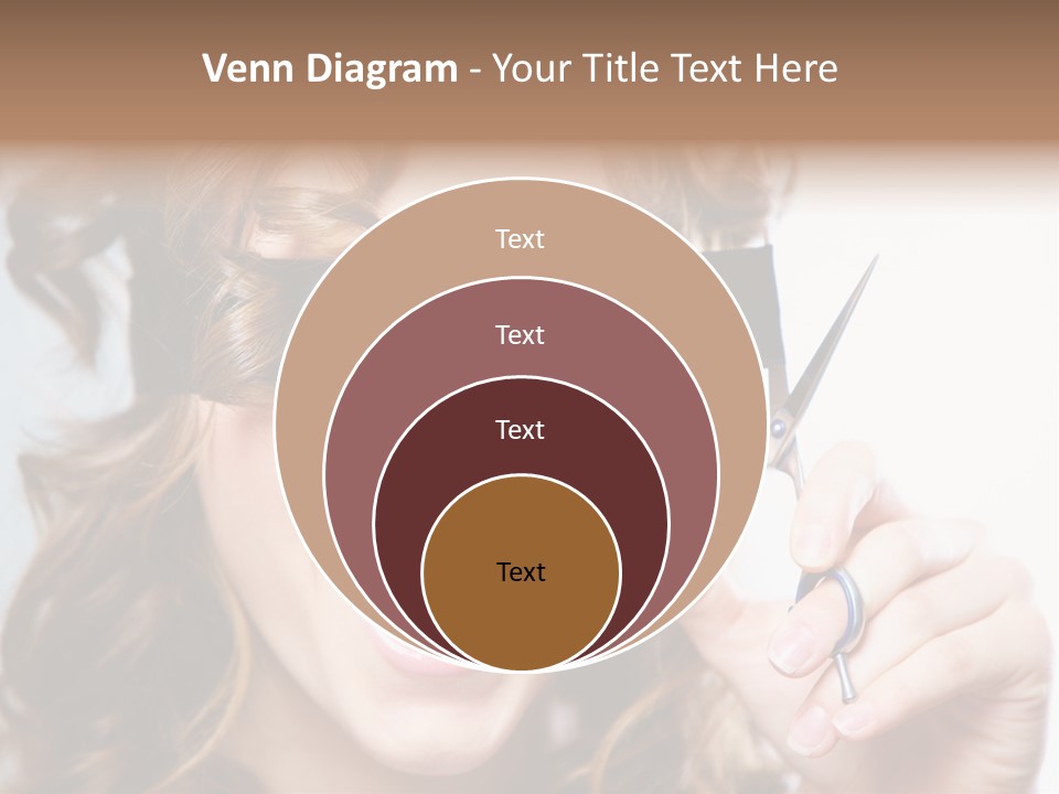 Seeing Female Scream PowerPoint Template