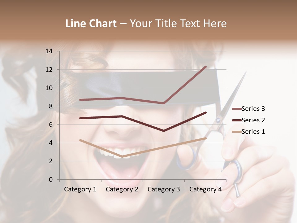 Seeing Female Scream PowerPoint Template