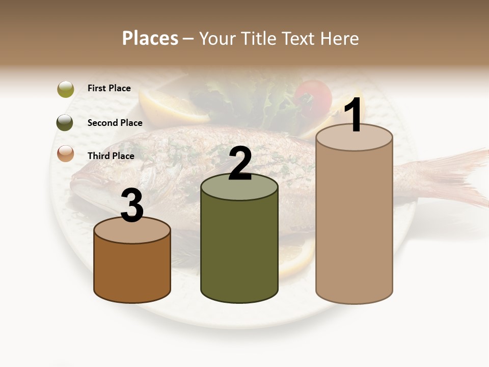 Fish Wine White PowerPoint Template