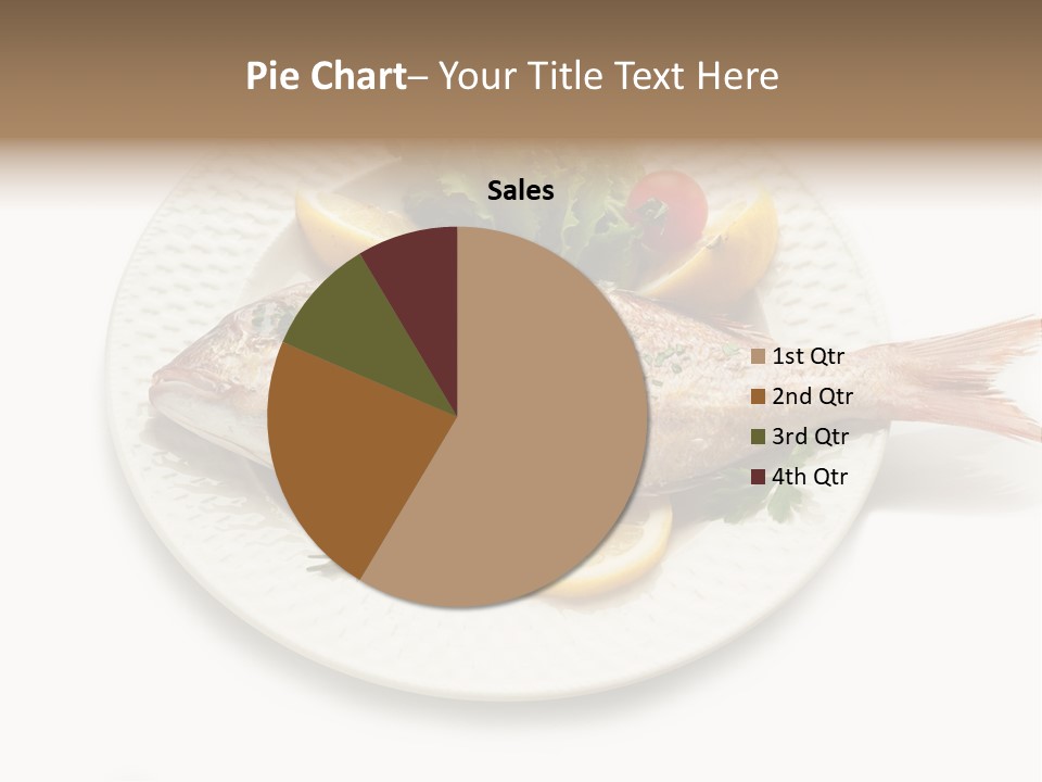 Fish Wine White PowerPoint Template