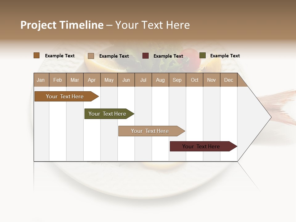 Fish Wine White PowerPoint Template