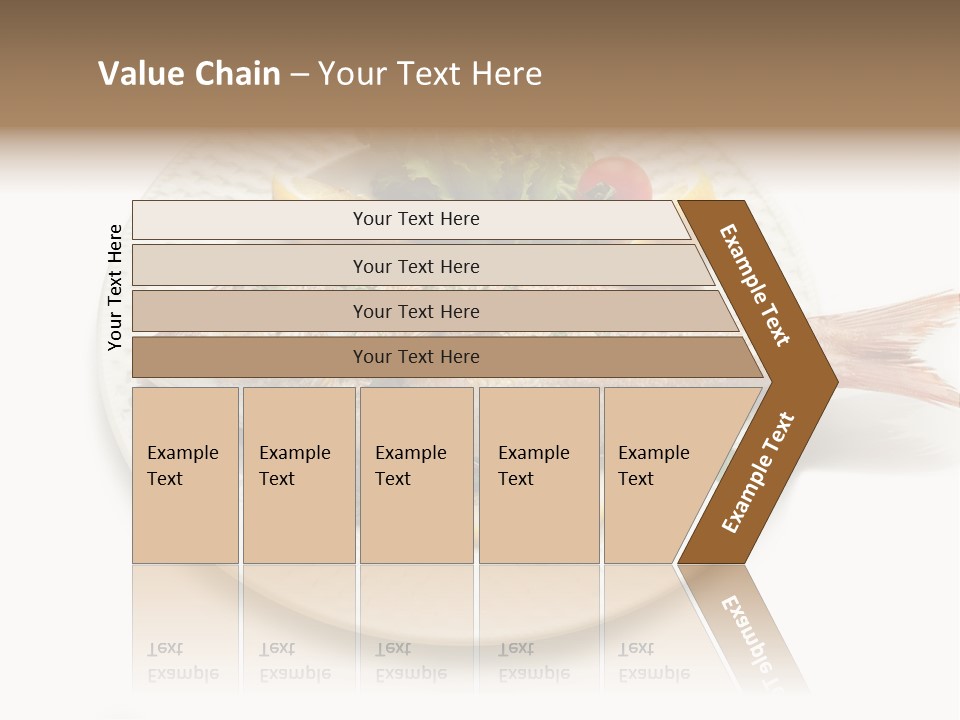 Fish Wine White PowerPoint Template