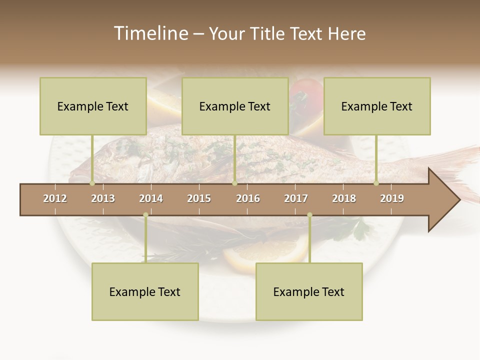 Fish Wine White PowerPoint Template