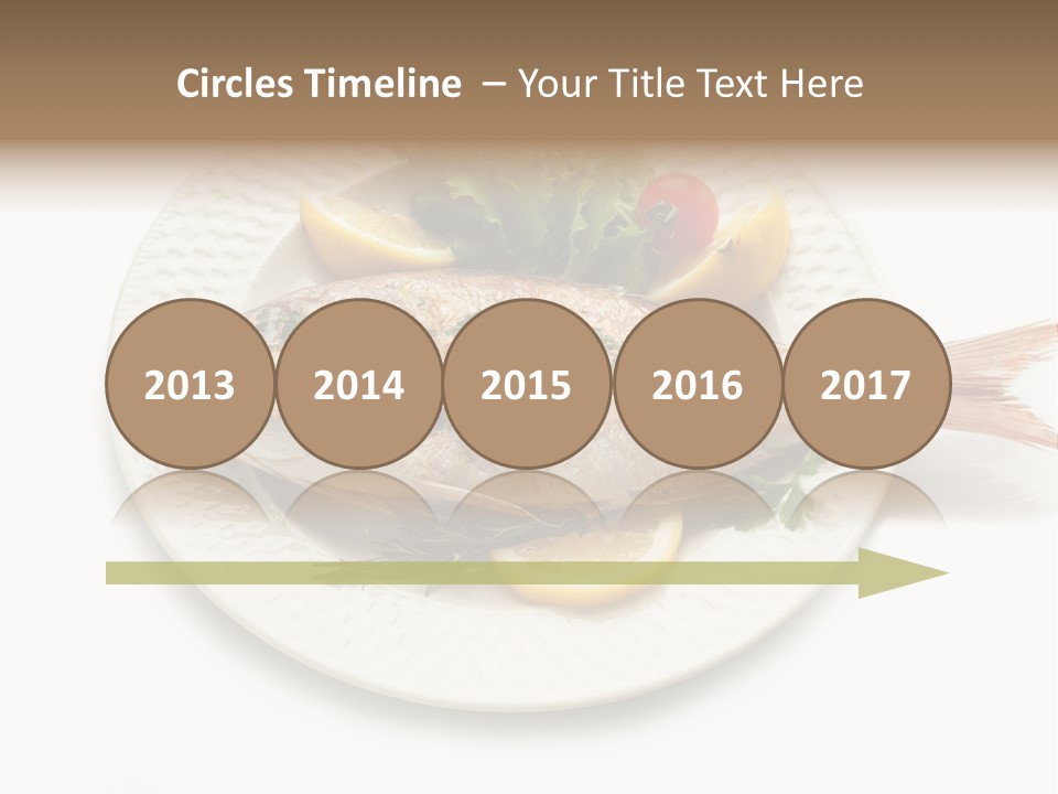 Fish Wine White PowerPoint Template