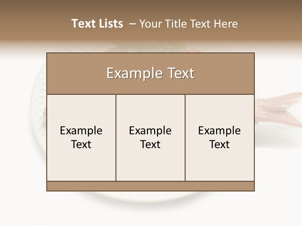 Fish Wine White PowerPoint Template