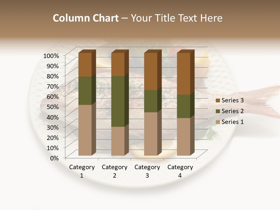 Fish Wine White PowerPoint Template