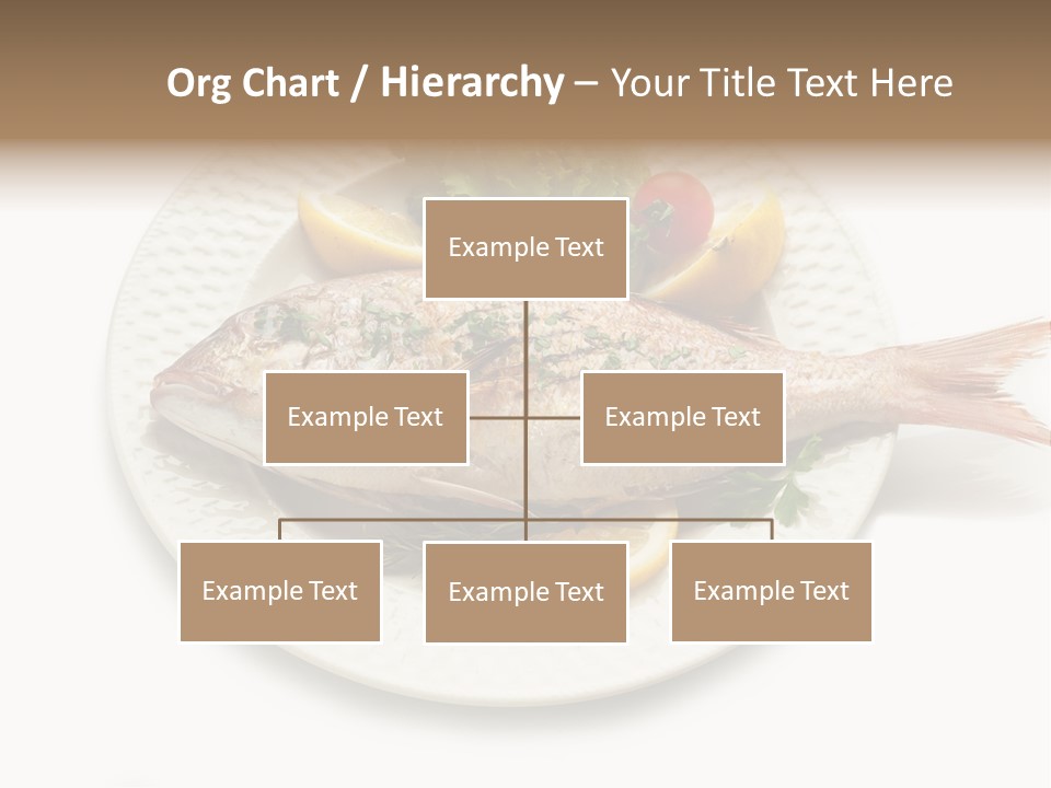 Fish Wine White PowerPoint Template