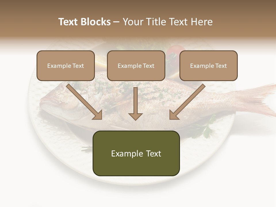 Fish Wine White PowerPoint Template