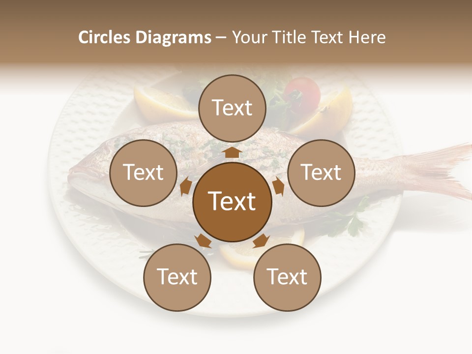 Fish Wine White PowerPoint Template