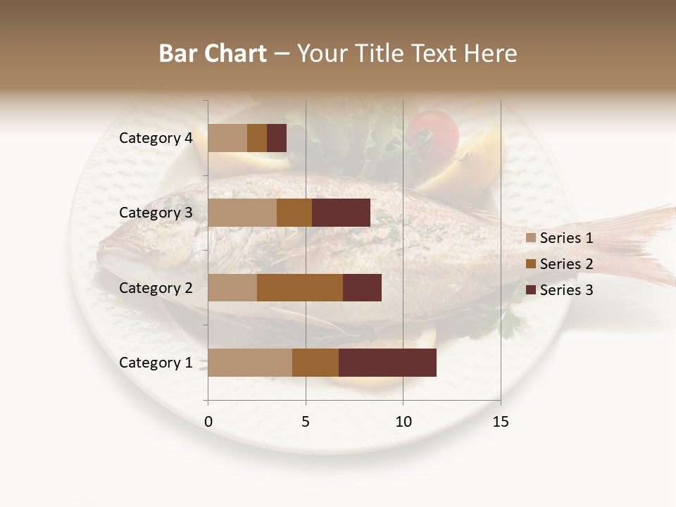 Fish Wine White PowerPoint Template