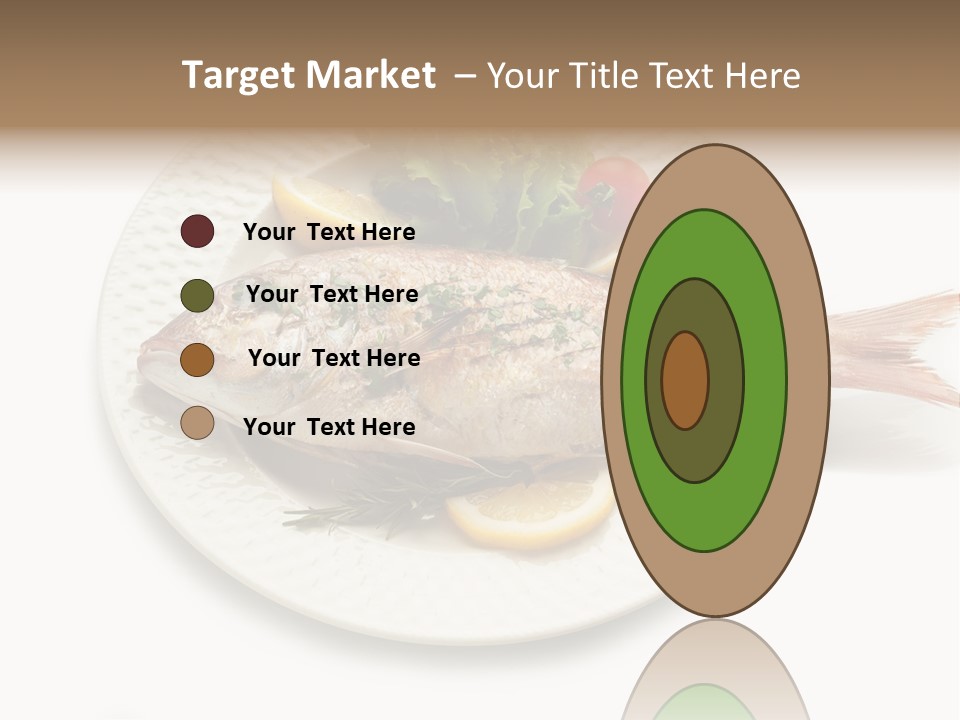 Fish Wine White PowerPoint Template