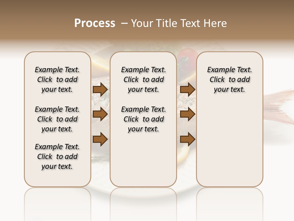 Fish Wine White PowerPoint Template