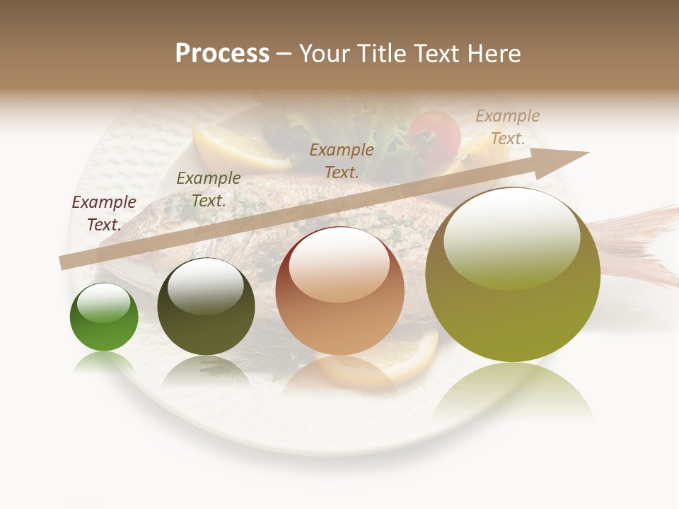 Fish Wine White PowerPoint Template