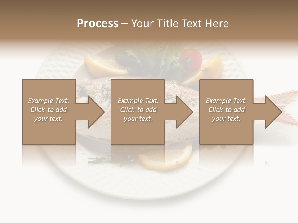 Fish Wine White PowerPoint Template