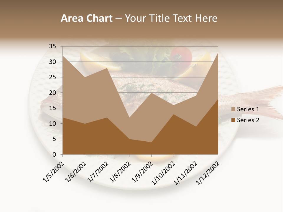 Fish Wine White PowerPoint Template