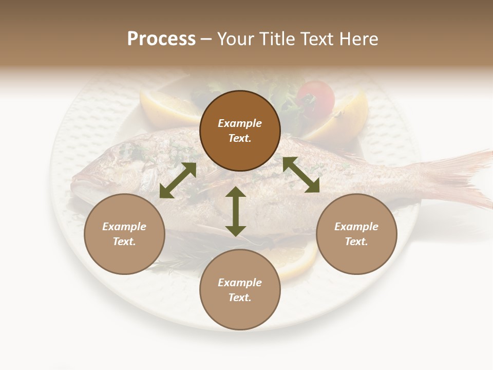 Fish Wine White PowerPoint Template