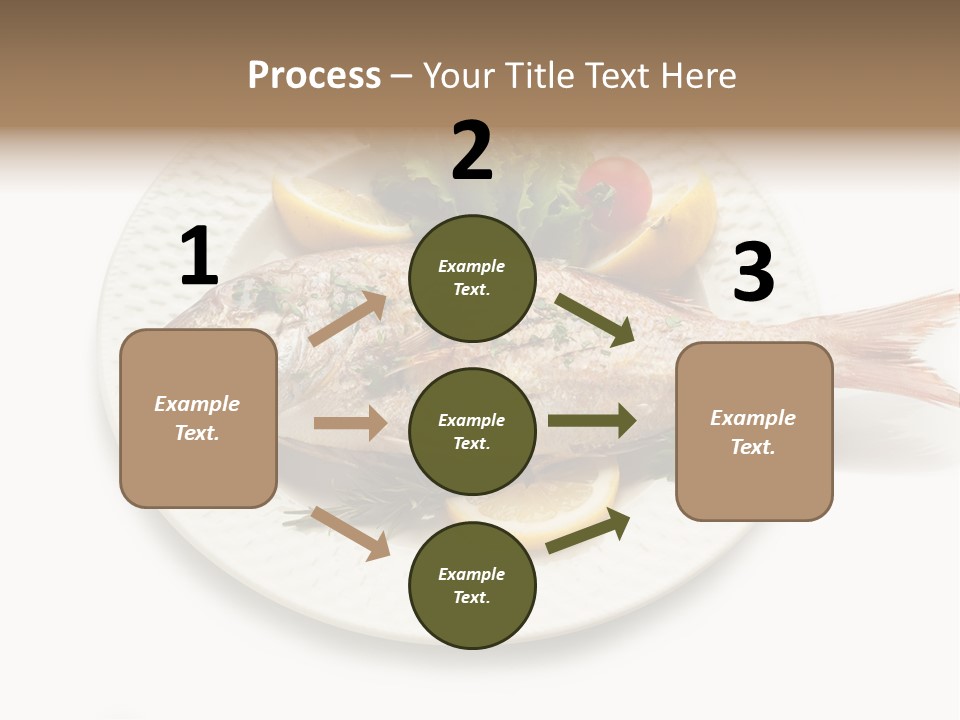 Fish Wine White PowerPoint Template