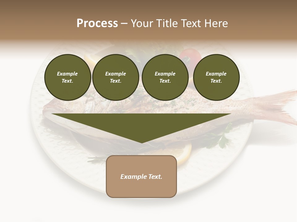 Fish Wine White PowerPoint Template