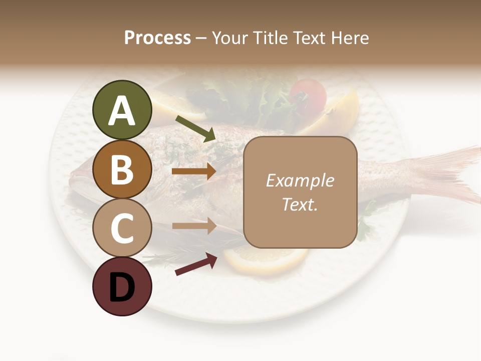 Fish Wine White PowerPoint Template