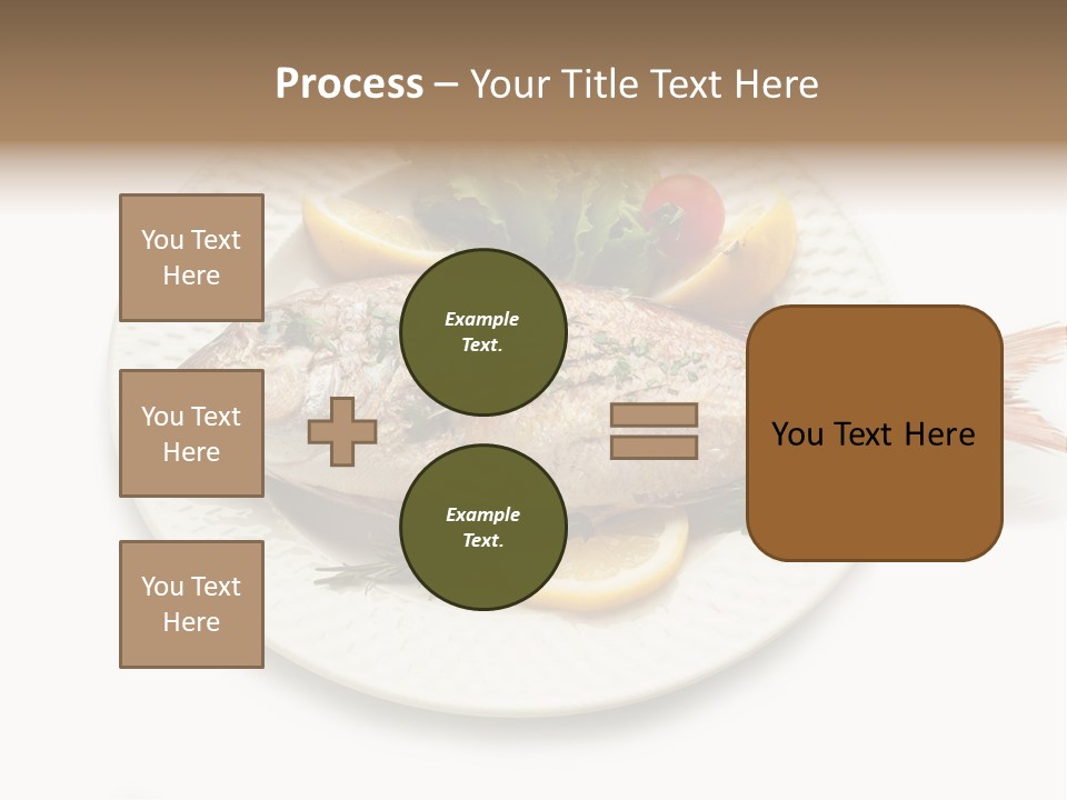 Fish Wine White PowerPoint Template