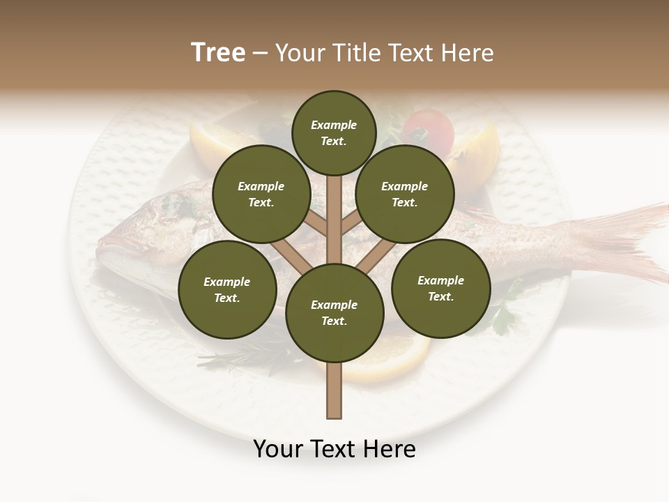 Fish Wine White PowerPoint Template