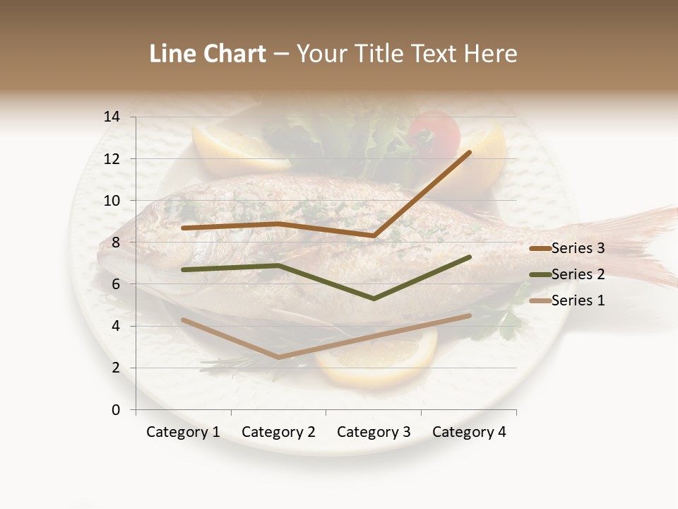 Fish Wine White PowerPoint Template