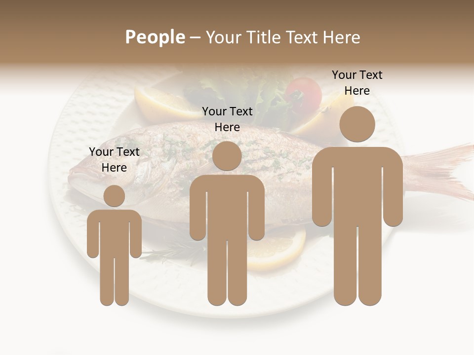 Fish Wine White PowerPoint Template