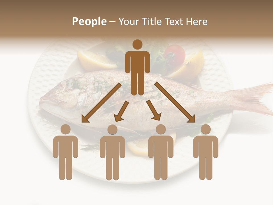 Fish Wine White PowerPoint Template