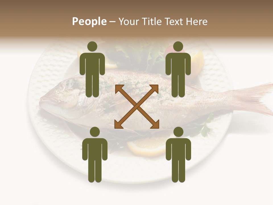 Fish Wine White PowerPoint Template