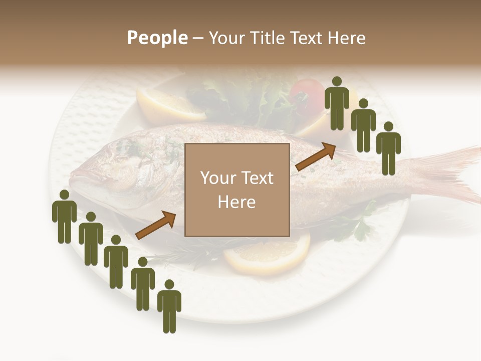 Fish Wine White PowerPoint Template