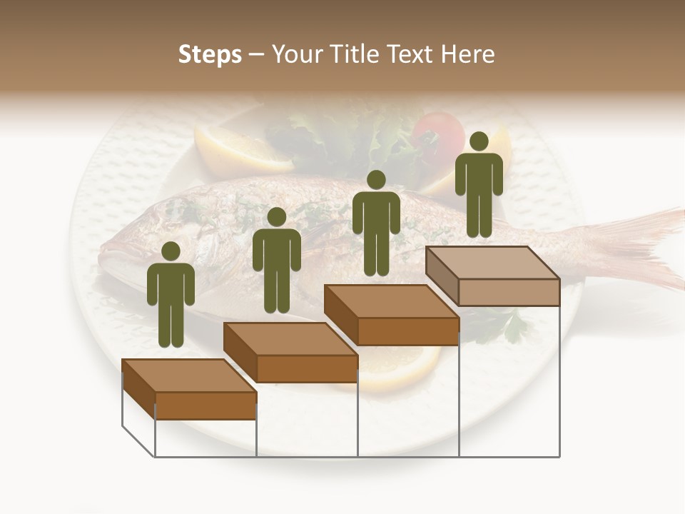 Fish Wine White PowerPoint Template