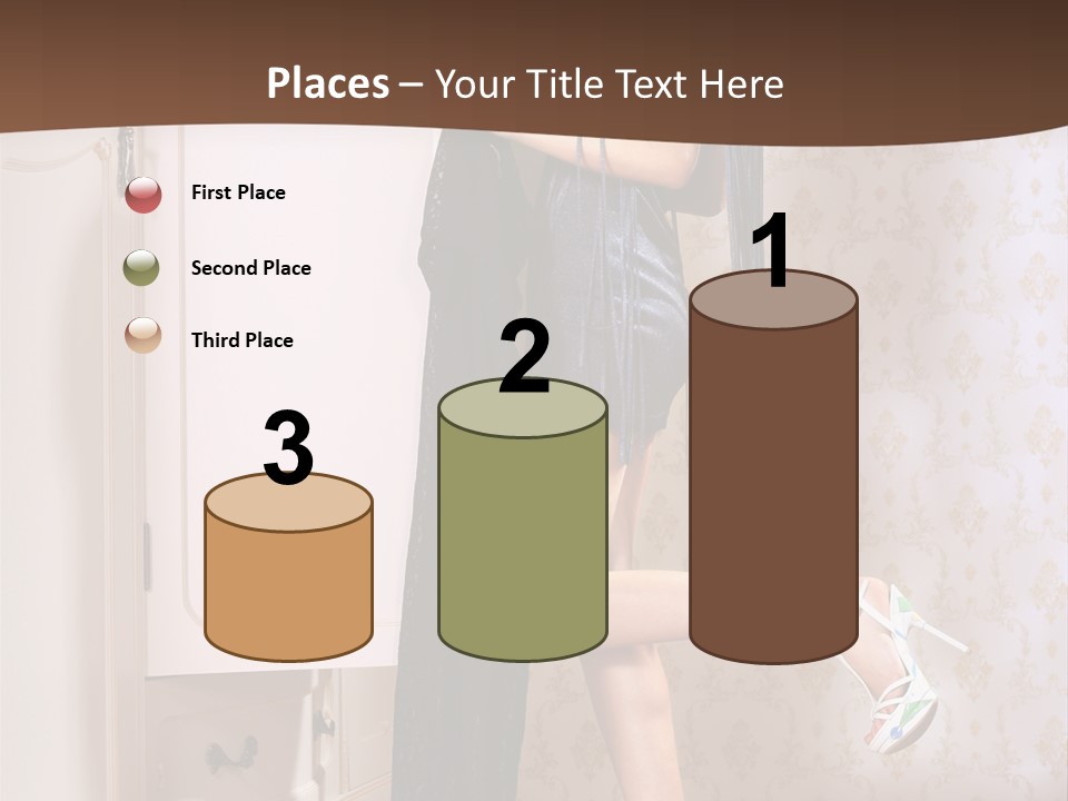 Caucasian  Choice PowerPoint Template