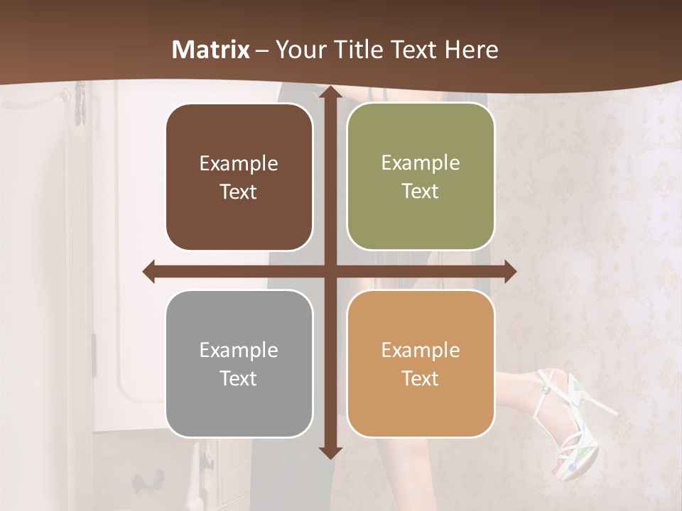 Caucasian  Choice PowerPoint Template