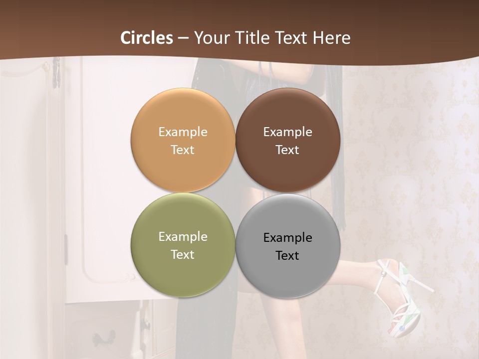Caucasian  Choice PowerPoint Template