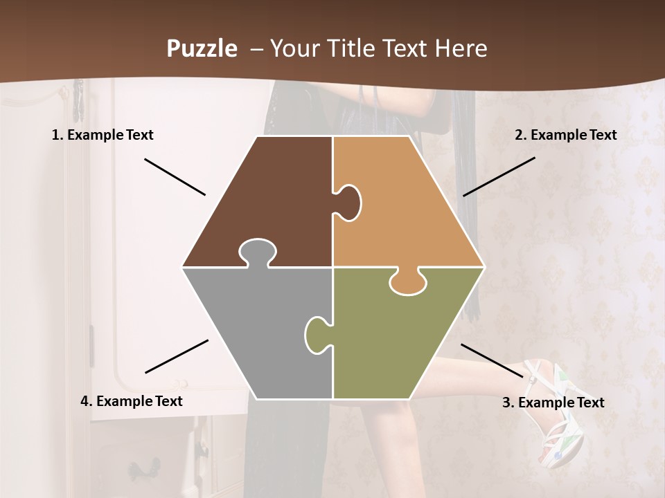 Caucasian  Choice PowerPoint Template