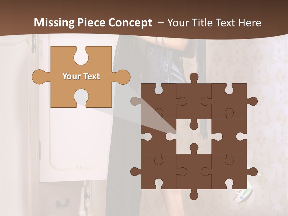 Caucasian  Choice PowerPoint Template