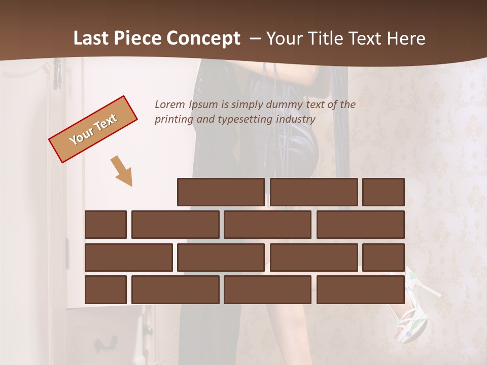 Caucasian  Choice PowerPoint Template