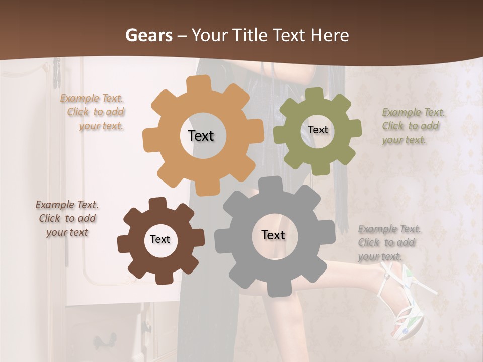 Caucasian  Choice PowerPoint Template