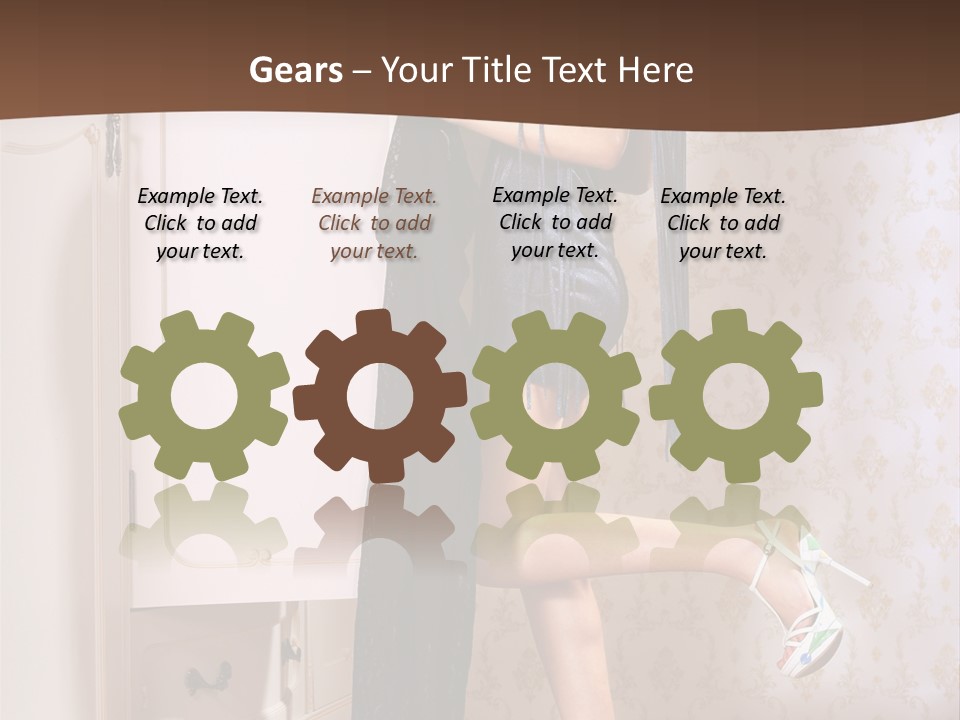 Caucasian  Choice PowerPoint Template