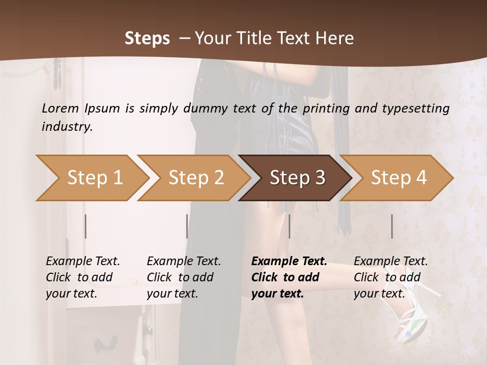 Caucasian  Choice PowerPoint Template