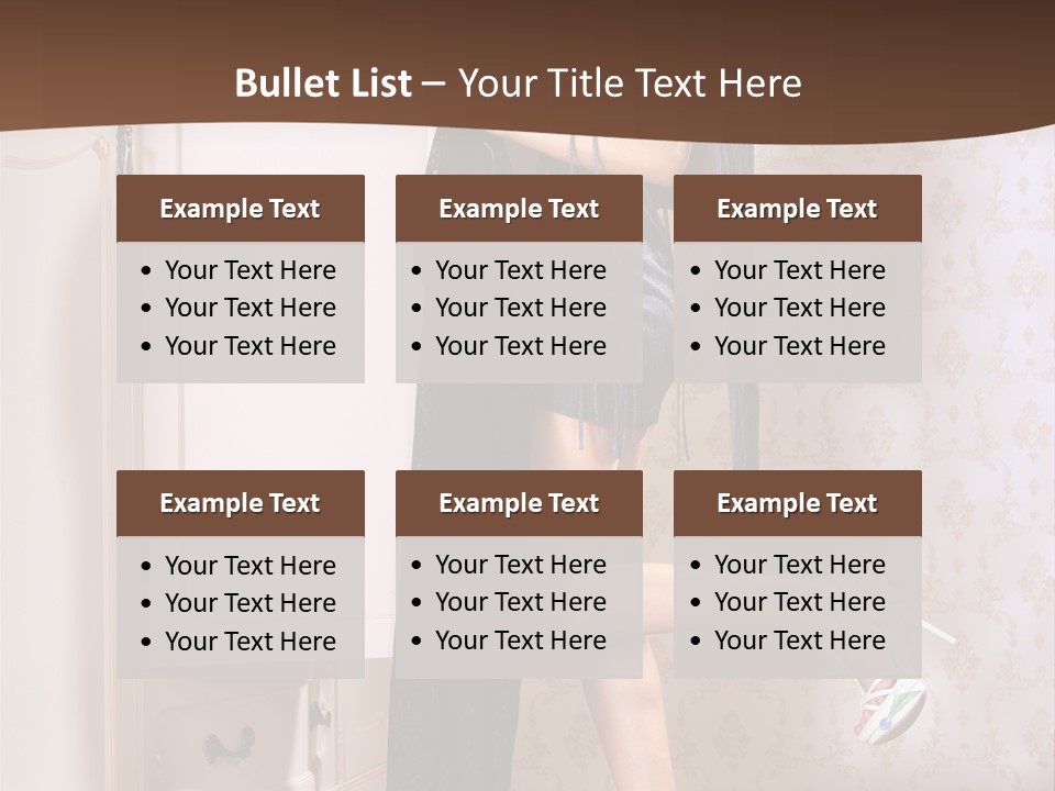 Caucasian  Choice PowerPoint Template