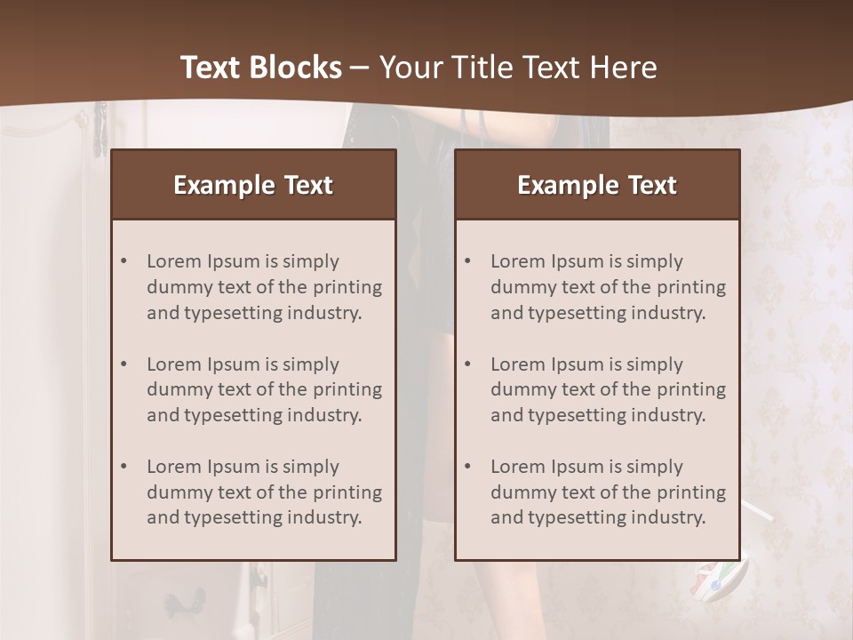 Caucasian  Choice PowerPoint Template