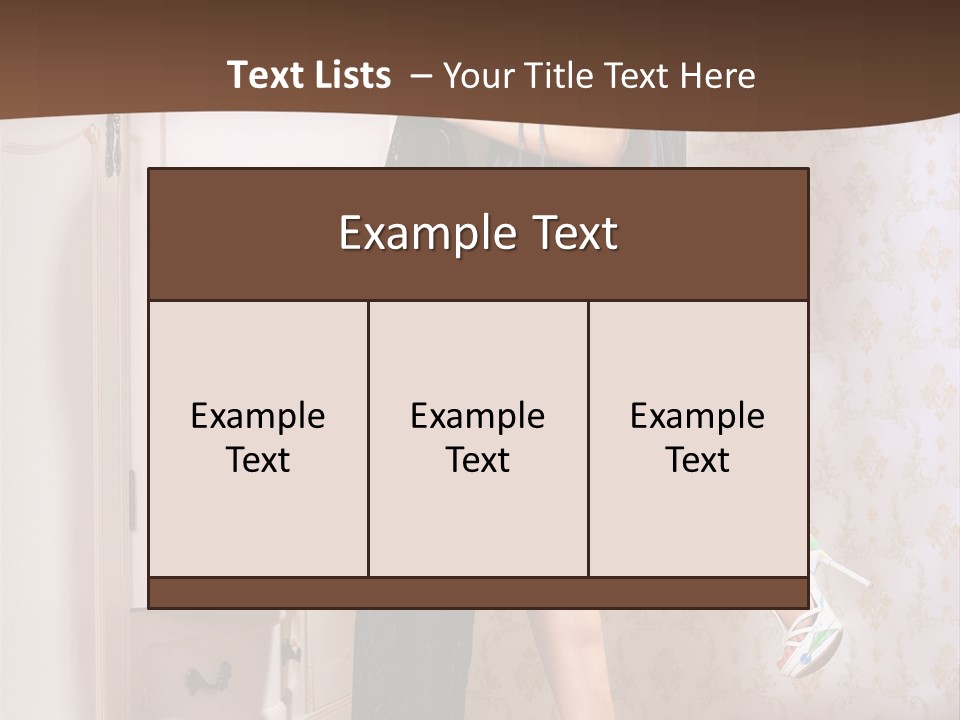 Caucasian  Choice PowerPoint Template