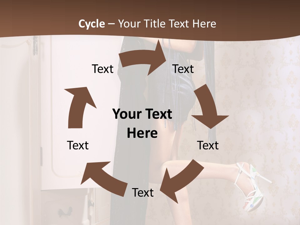 Caucasian  Choice PowerPoint Template