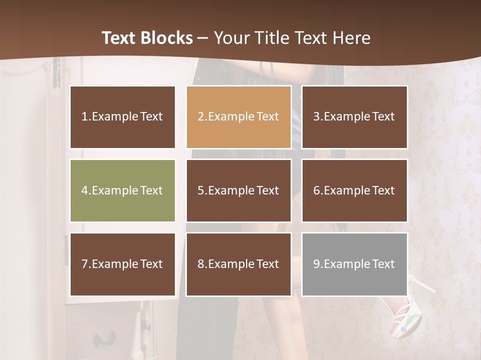 Caucasian  Choice PowerPoint Template