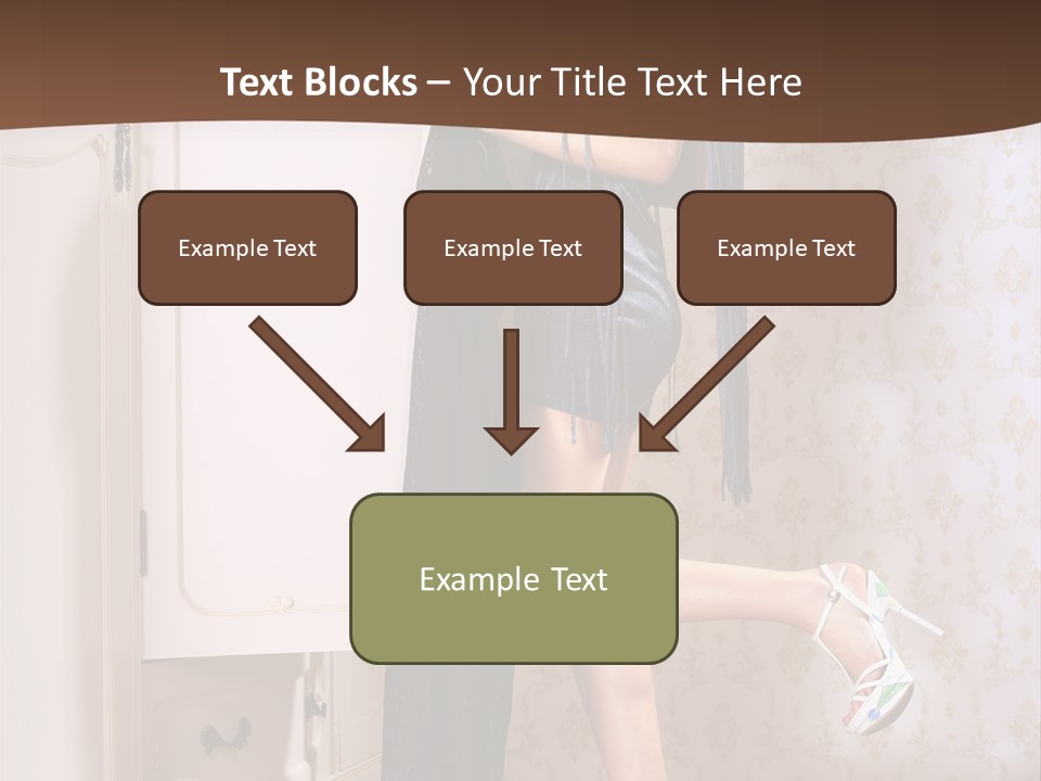 Caucasian  Choice PowerPoint Template