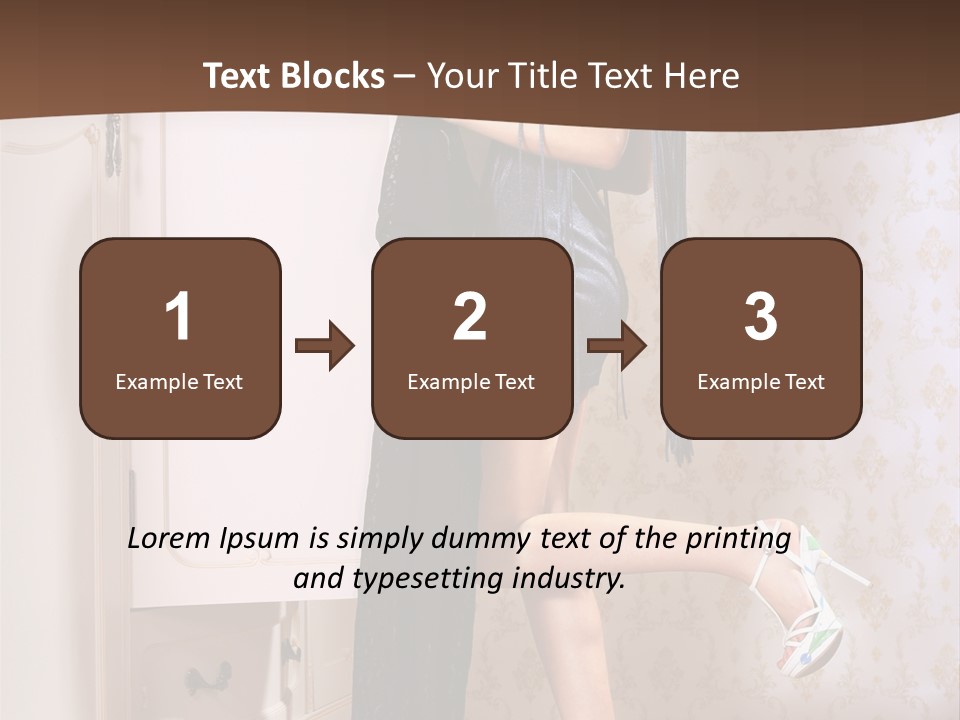 Caucasian  Choice PowerPoint Template